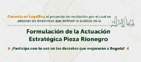Actuación Estratégica Pieza Rionegro